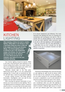 Kitchen Lighting