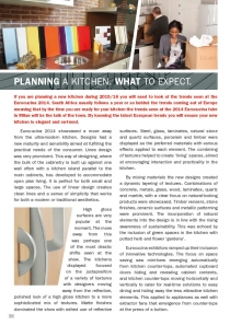 Planning a Kitchen - What to Expect