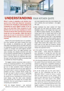 Understanding Your Kitchen Quote