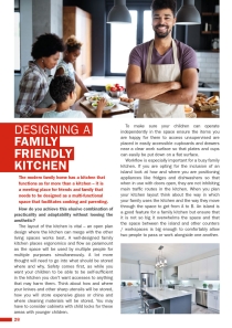 Designing a Family Friendly Kitchen