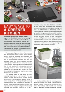 Easy Ways to a Greener Kitchen