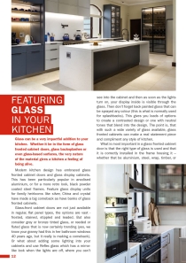 Featuring Glass in your Kitchen