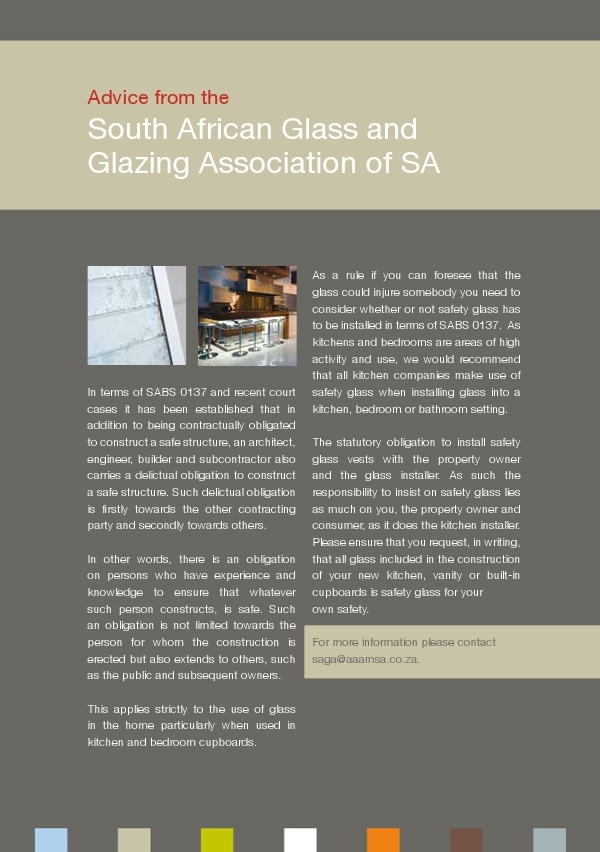 Glass in your kitchen