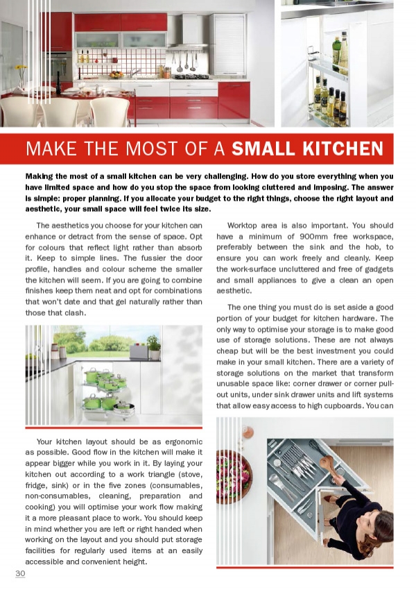 Make the most of a small kitchen