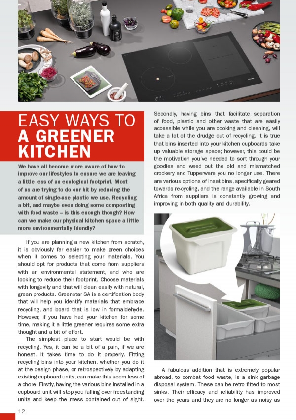 Easy Ways to a Greener Kitchen