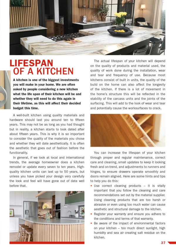 Lifespan of a Kitchen