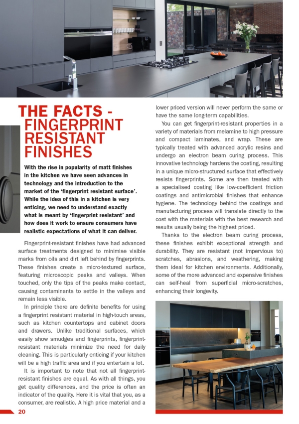 The Facts – Fingerprint Resistant Finishes
