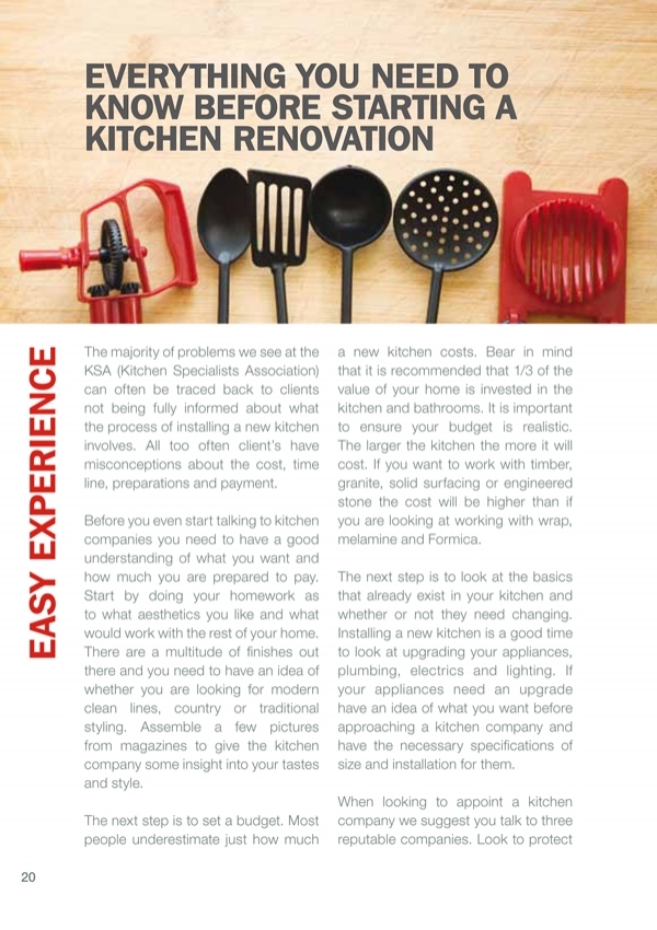 Everything you need to know before starting a kitchen renovation
