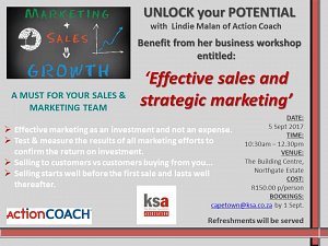 KSA CT to host a sales and marketing workshop with Action Coach