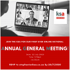 KSA to hold first ever national online AGM