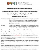 Invitation to participate in training