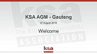 KSA Gauteng's Annual General Meeting 2018