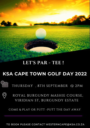 Bookings are now open for the KSA Cape Town Golf Day